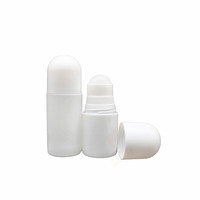 Conteneurs cosmétiques pour soins personnels en gros, flacons vides en plastique pour déodorant liquide, flacons à bille roulante, 30 ml, 50 ml, 60 ml