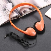 Headset Headphone Kabel Promosi Murah untuk Anak-anak Sekolah Headset Berkabel 3.5Mm