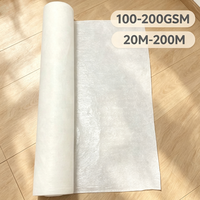 Rouleau de feutre protecteur auto-adhésif, tapis de protection de sol en PE hautement absorbant et facile à nettoyer pour la peinture et la rénovation
