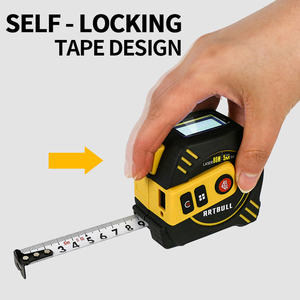 2in1 Multifunction Laser Rangefinder Rechargeable 80m With 5m Tape LCD Display With Backlight Laser Tape - Product Image 5