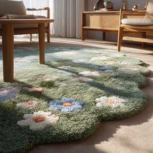 Patrón hecho a mano para sala de Estar, comedor, dormitorio, decoración del hogar, alfombra moderna de lana Premium con mechones a mano, alta calidad - Product Image 1