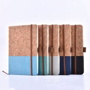 Eco Friendly Leather Cork Cover Hardcover Journal Diary <b>Gift</b> Custom Notebook 100 Sheets - Product Image 3