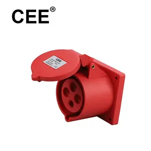 CEE 16A 380-415V ROT IP44 4-polig 3P E Industriest ecker und-buchse Schalttafel buchsen