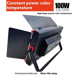 Lumière vidéo LED haute puissance 100W, dimmable, bicolore 3200K à 5600K pour studio photo et <span class=keywords><strong>streaming</strong></span> - Product Image 6
