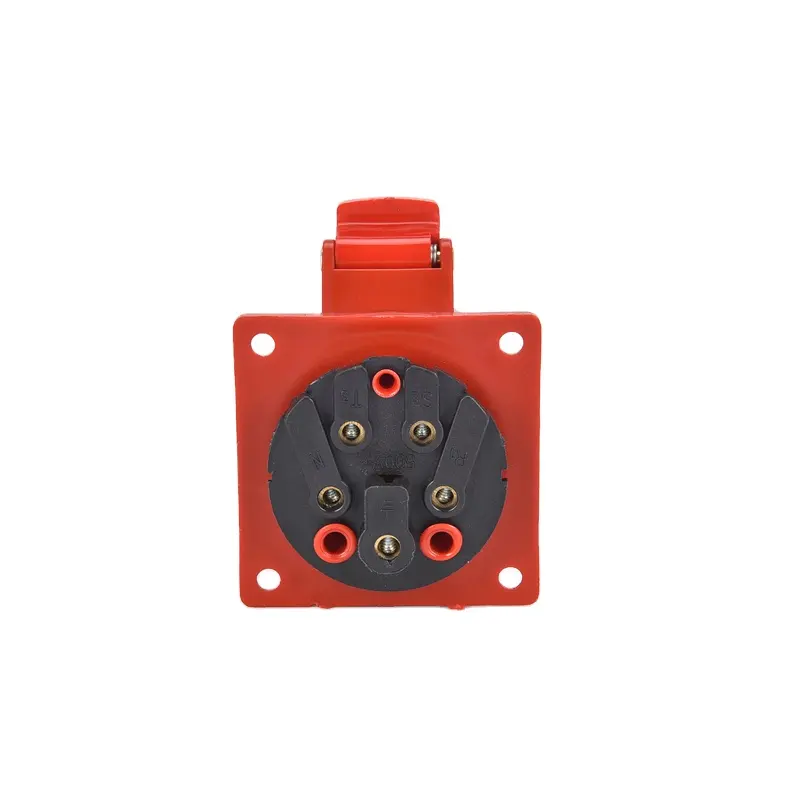 Good quality 4pins 16a wholesale european industrial panel plug and socket 380v