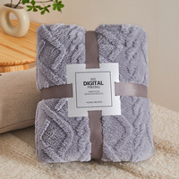 Selimut Fleece Bunga Tebal, Selimut Flanel, Hadiah untuk Selimut AC, Sprei Dewasa, Selimut Sofa TV, Ukuran Besar