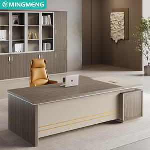 Bureau de direction simple, bureau du patron, bureau de direction moderne, bureau de direction de luxe léger, bureau du directeur, mobilier de bureau - Product Image 3