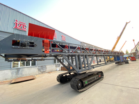 JUXIN Mobile Stacker and Crawler Belt Telescopic Conveyor Engine-Fueled Flexible and Convenient Tracked Stacker Conveyor