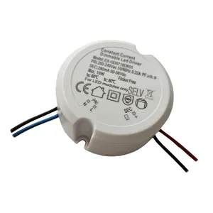 Entrada conduzida dimmable do motorista do triac 110V/220V 350ma 700ma 1050ma 40W 50W nenhuma cintilação que escurece o motorista