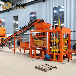 QT6-15 Vollautomatische Zement-Beton-Block-Ziegelherstellungsmaschine Produktionslinie Anlage mit Hoher Kapazität - Product Image 2