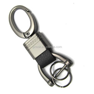 <span class=keywords><strong>Porte</strong></span>-clés de petite taille <span class=keywords><strong>porte</strong></span>-clés de voiture en cuir de vachette universel à distance avec <span class=keywords><strong>porte</strong></span>-clés en alliage de zinc Gunmetal - Product Image 4