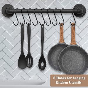 Crochets de suspension en fer multifonctionnels avec filetage S 3.0, hauteur 90 cm, pour cuisine, garage, entrée - Product Image 5