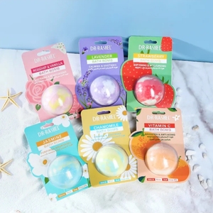 <span class=keywords><strong>DR</strong></span> RASHEL Bom Mandi Organik Buatan Tangan dari Pulp Bambu dengan Shea Butter Melembapkan untuk Semua Jenis Kulit - Fizzies Spa yang Menenangkan untuk Penggunaan Sehari-hari - Product Image 1