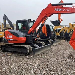 Vente chaude utilisée pour la mini pelle sur chenilles Kubota KX183-3 hydraulique 8 tonnes poids de fonctionnement portant des composants de base - Product Image 1