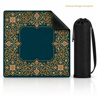 Tapis de Mahjong en Jacquard de Luxe Moderne avec Bordures Renforcées et Sac de Rangement – OEM, Marque Privée, Image Personnalisée Disponible, Vente en Gros pour le Poker