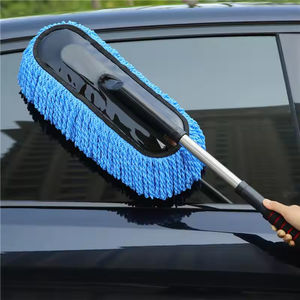 Penjualan Terlaris Amare Sikat Pembersih Mobil Berkualitas Tinggi dengan Gagang Panjang Chenille yang Dapat Diatur dan Berputar, Kit Sikat Cuci Mobil - Product Image 2