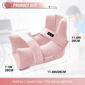 Protector de Talón de Terciopelo, Cojín para Pies, Alivio de Presión, Anti-Escaras, Dos Correas Ajustables, Soporte para Dormir para Adultos - Product Image 2