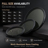 Filtre polarisant circulaire CPL ultra-mince en verre OEM personnalisé 37-95 mm, cadre en aluminium, revêtement imperméable, objectif d'appareil photo (52 mm/67 mm)