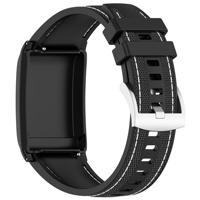 Kingmega Bracelet composite en silicone et nylon tissé pour montre Whoop 4.0
