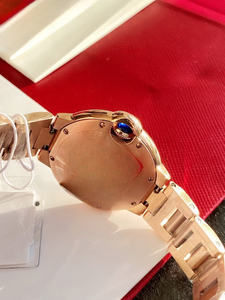 Reloj Mecánico Automático Elegante y a la Moda con Esfera Radial Grabada en Madreperla y Bisel con Diamantes - Product Image 6