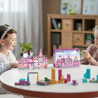 Bloques de construcción de plástico magnético, dimensiones personalizables, juegos de juguetes educativos con certificados CPC y GCC