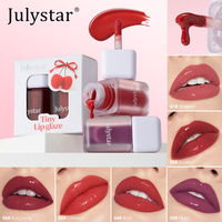 Julystar Maquillage Professionnel Facile à Appliquer Longue Tenue Imperméable Hydratant Gloss Lèvres et Visage Effet Brillant