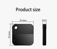 Localizador GPS Inteligente Android Certificado por Google Find My Device, Resistente al Agua, Antipérdida, para Llaves, Bicicletas, Equipaje, Carteras