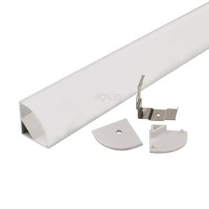 30*30Mm Hiện Đại 1M <span class=keywords><strong>LED</strong></span> Nhôm Hồ Sơ Cong <span class=keywords><strong>PMMA</strong></span> Khuếch Tán Bìa 6063 T5 Hợp Kim Anodized Nhôm Đùn Dải Hồ Sơ - Product Image 2