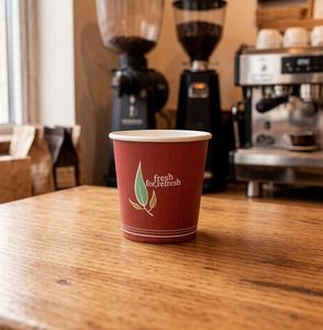 <b>Small</b> Capacity 4Oz 6Oz Coffee Tea Fruit Carton Paper Food Packaging Cup Plastic Free to Go Water Based Coated Cups - Product Image 5