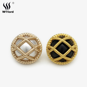 Boutons métalliques à prix compétitif pour chemises et vêtements, décoratifs, de différentes formes, taille personnalisable, boutons métalliques pour vêtements - Product Image 1