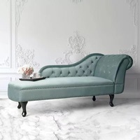 Canapé américain fauteuil fantaisie boucle moderne style rétro velours tissu art petit salon chambre beauté canapé inclinable