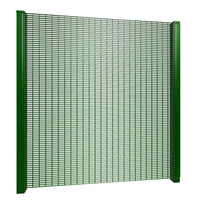 Clôture en treillis soudé anti-coupure en acier galvanisé 358 OEM ODM pour la protection des zones industrielles