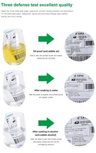 สติกเกอร์บาร์โค้ดแบบเทอร์มอล 50x25 58x40 58x60 60x40 100x100 100x150 กระดาษสติกเกอร์กาวในตัว พิมพ์ความร้อนโดยตรง สำหรับพิมพ์บาร์โค้ดและฉลากจัดส่ง - Product Image 5