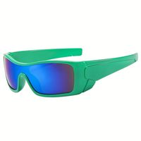 Lunettes de soleil de cyclisme enveloppantes personnalisées avec logo 2025, mode homme femme, protection UV400, style Y2K punk, verres monobloc