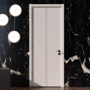 Puertas Interiores de Madera Personalizadas de Fábrica YALIG, Diseño Moderno, Puertas de Madera Maciza para Interiores de Hoteles de Lujo - Product Image 3