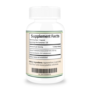 Suplemento de Turkesterona 500mg 60 Cápsulas Rendimiento Atlético Masa Muscular Proporciona Energía Cápsulas de Turkesterona - Product Image 6
