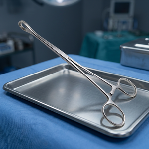 High Stainless Steel Manual Babcock Intestinal Forceps 6.5 Inch Professional Surgical Tissue Holding CE Certified for Medical - Product Image 4