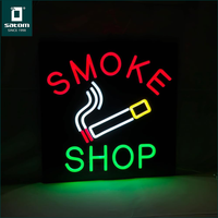 Livraison rapide Led Smoking Sign pour Tobacco Shop No Smoking Smoke Shop Neon Sign