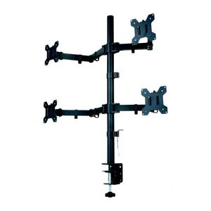 New <b>Computer</b> <b>Desk</b> Vesa Monitor Stand Four Monitor Mount Arm for 13-27" Lcd Led Monitors - Product Image 3