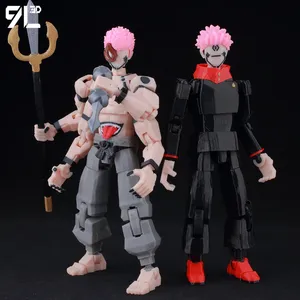 Figura de Acción 9L3D Lucky13 Gojo <span class=keywords><strong>Sukuna</strong></span> Jujutsu Fushiguro Toji Gojo Satoru, Muñeco Coleccionable Multiarticulado Dummy13, Juguete de Plástico - Product Image 2