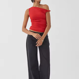 Haut torsadé froncé Khaki Luxe <span class=keywords><strong>Bree</strong></span> - Product Image 3