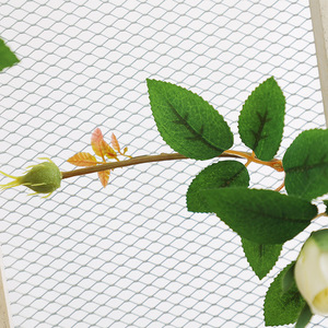 Guirnaldas de Rosas Coloridas, Flores Artificiales de Plástico y Seda, Decoraciones para Bodas y Hogar, Reutilizables, Alta Simulación - Product Image 4