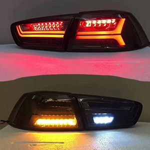 Per Mitsubishi 2008-2013 anno <span class=keywords><strong>Lancer</strong></span> Exceed striscia del <span class=keywords><strong>LED</strong></span> Fanali Posteriori posteriore lampade Fumo Nero YZ - Product Image 1
