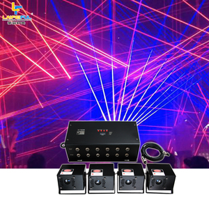 2 Watt RGB Laser Moving Head Lichter LED-Quelle IP33 Dimmbar DJ Party Bühnenausrüstung für Nachtclubs Hochzeiten TV <span class=keywords><strong>Lasershow</strong></span> - Product Image 3