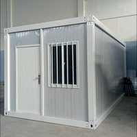 Maisons préfabriquées mobiles en panneaux sandwich pliables de 20 pieds/40 pieds, design industriel, 2 chambres, utilisation hôtelière, magasin, installation rapide