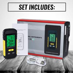 Professional EF/MF/<b>RF</b> Radiation <b>Detector</b> 3-in-1 Tester for Electric - Product Image 3