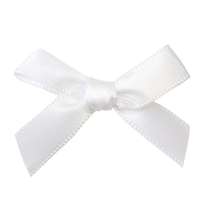 Haute qualité en gros personnalisé pré lié cadeau emballage boîte Ribon Satin arc ruban de soie pour la décoration