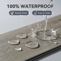Plancher en vinyle SPC imperméable à l'eau avec système de clic 5-7 mm |   Couche d'usure de 20 mil |   Faible MOQ 4 m² |   RTS OEM