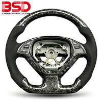 Accessoires intérieurs de voiture, volant en fibre de carbone nid d'abeille pour Infiniti G37 G37S