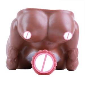 Lifelike Animal Horse Ass With <b>Dildo</b> Realistic Vagina Onahole Pocket Pussy Sex Toys Ass for Male Masturbation - Product Image 3
